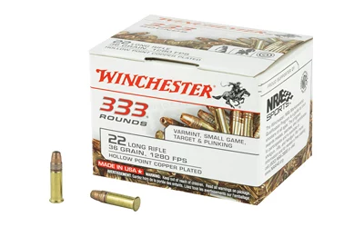 Winchester .22 LR 36gr Copper-Plated Hollow Point 333rd bulk pack
