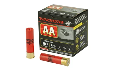 Winchester AA Target 28ga 2.75in 3/4oz #9 shot 25rd box product image