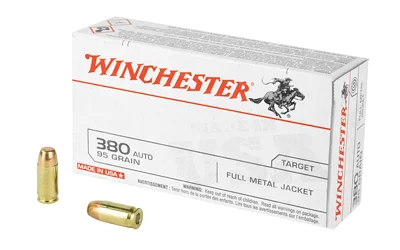 Winchester USA .380 ACP 95gr FMJ 50rd box product image