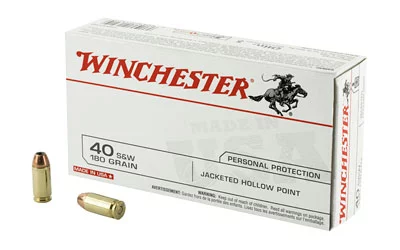 chester USA 40 S&W 180 Gr JHP  50 Rd Box Ammo