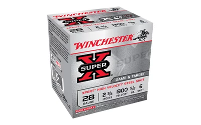 Winchester Xpert Steel 28ga 2.75in 5/8oz #6 shotshell 25-count box