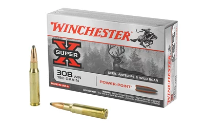 Winchester Super-X Power-Point .308 Win 180 gr ammunition 20-round box