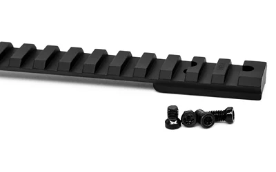 Warne Vapor Picatinny Rail matte black one-piece base for long-action rifles