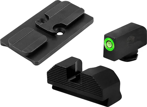 XS Sights Minimalist Tritium Night Sights and Optic Plate for Walther PDP ACRO