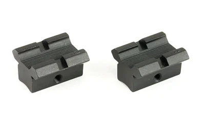 Weaver T-22 Tip-Off 2-piece adapter base 3/8-inch dovetail to Weaver black aluminum