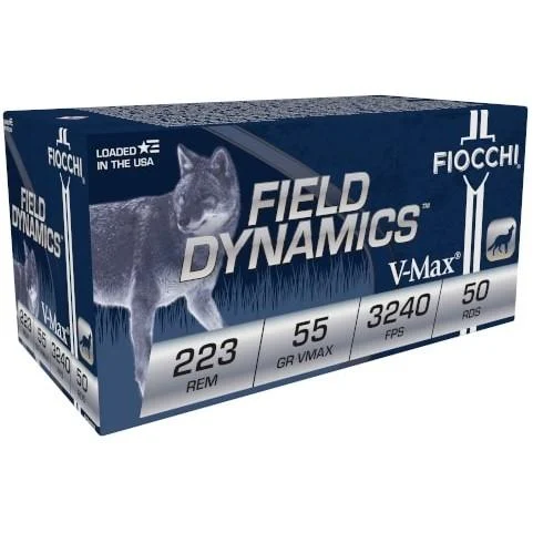 Fiocchi Field Dynamics .223 Rem 55gr V-MAX 50-round box