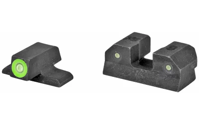XS Sights R3D green tritium front and rear night sights with blacked-out rear