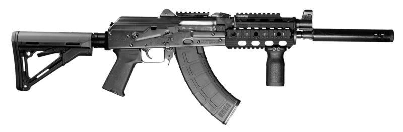 Zastava ZPAP92 7.62x39 rifle, 30-round, black, Magpul CTR stock