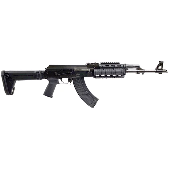 Zastava ZPAPM70 7.62x39 AK rifle with Magpul Zhukov stock and Picatinny quad rail