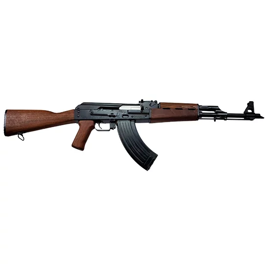 Zastava ZPAPM70 7.62x39 AK-style rifle with dark walnut furniture