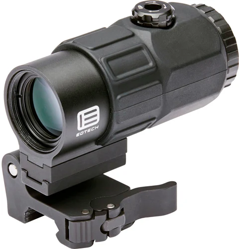 EOTech G45 5X magnifier with STS switch-to-side quick-detach mount, black