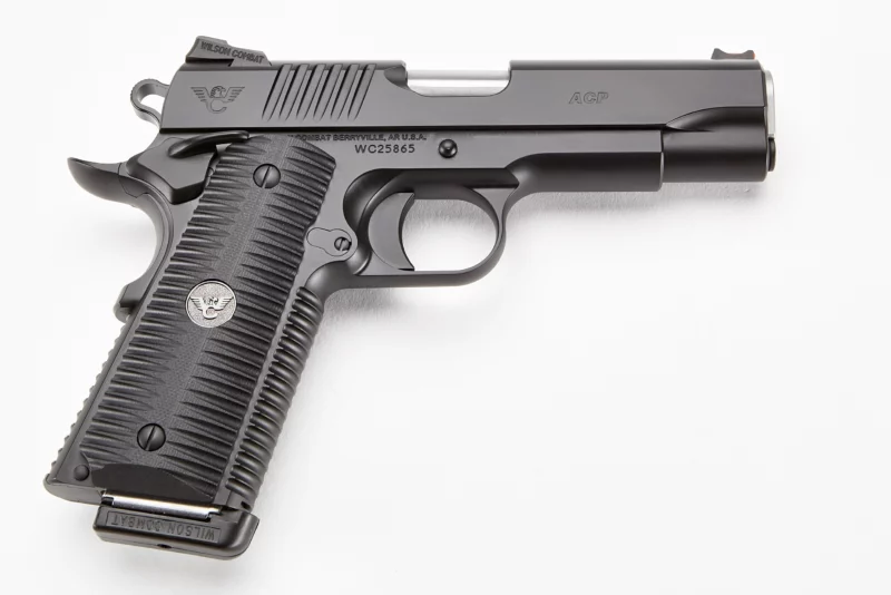Wilson Combat ACP 9mm 4.25 inch pistol Black Armor-Tuff finish ambidextrous controls