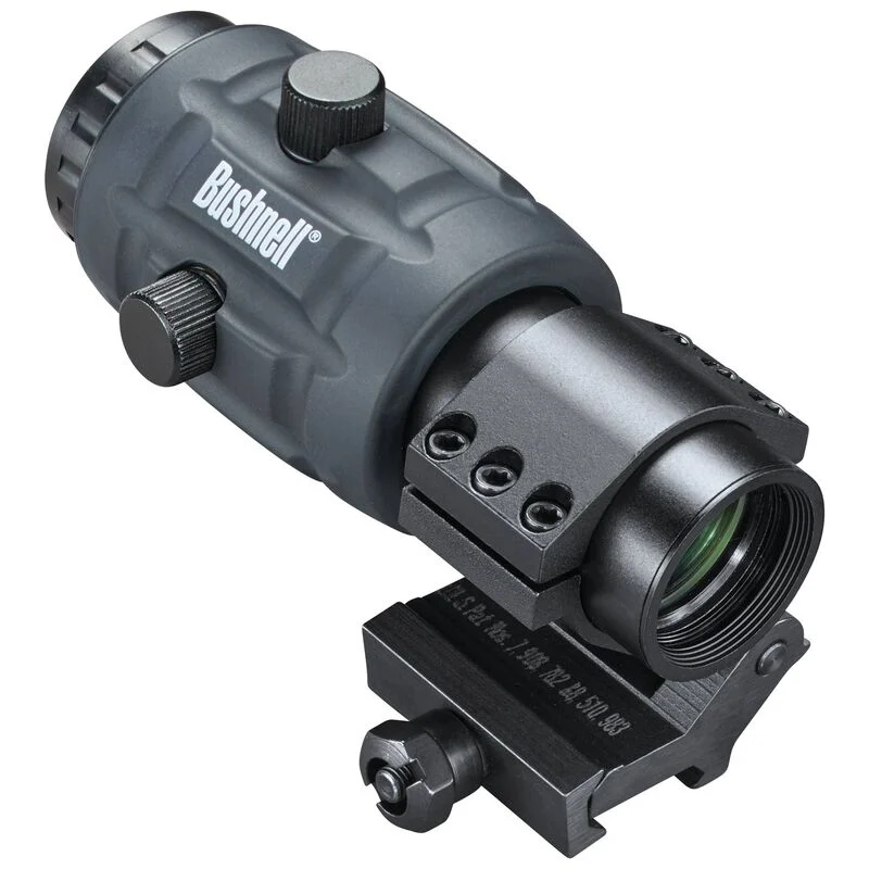 Bushnell AR 3x magnifier with flip-to-side mount, matte black