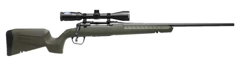 Savage Axis 2 XP Compact .223 Rem 20 in rifle with 3-9x40 scope and green synthetic stock