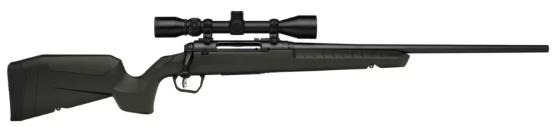 Savage Axis 2 XP .25-06 Rem 22-inch rifle in OD green with mounted 3-9x40 scope