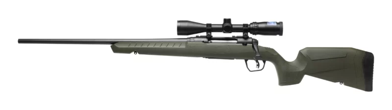 Savage Axis 2 Compact .350 Legend 18 inch left-hand rifle matte black receiver with OD green synthetic stock
