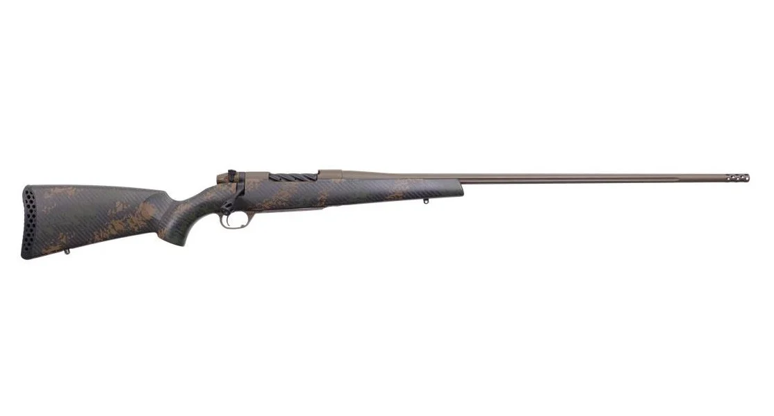 Weatherby Mark V Backcountry 2.0 25CM bolt-action rifle with 22-inch barrel, left profile