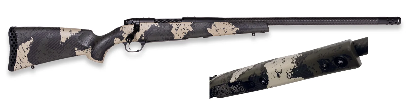 Weatherby Mark V BC Guide .243 Winchester 22-inch rifle side view