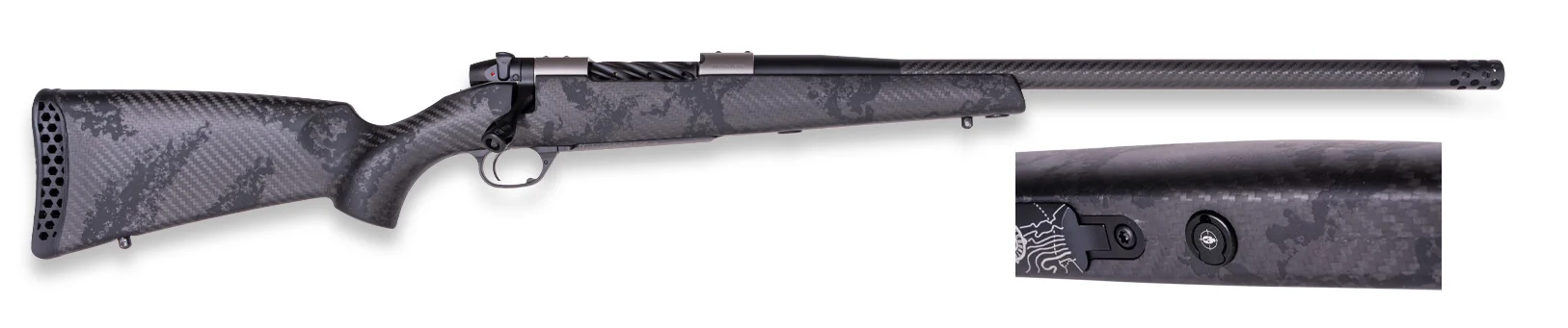 Weatherby Mark V BC Guide Ti .243 Winchester 22-inch rifle in Graphite Black Cerakote