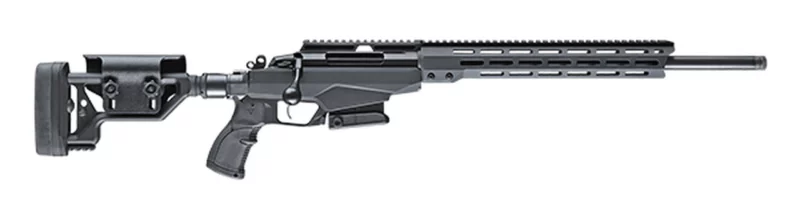 Tikka T3x Tac A1 .308 Win 20in bolt-action rifle in black with adjustable chassis