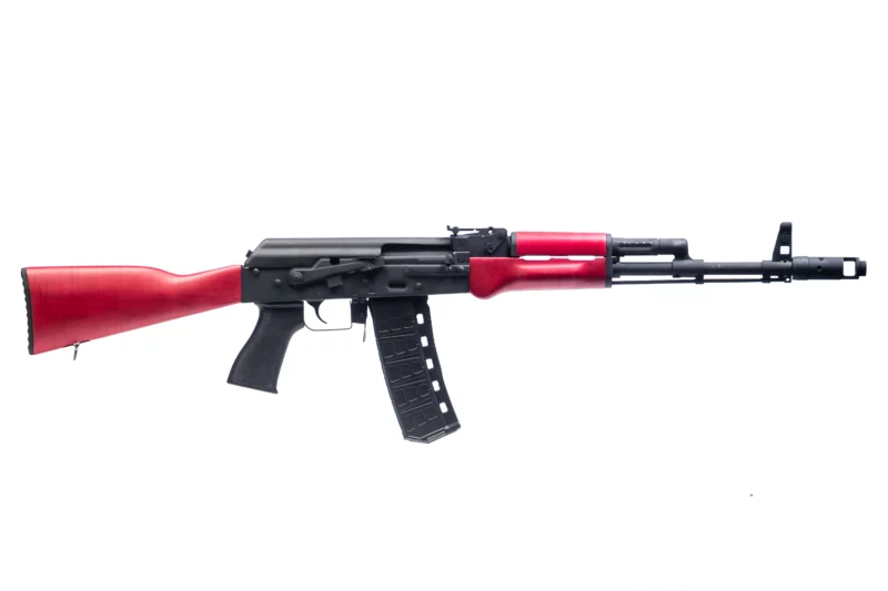 Century Arms BFT556 rifle with Russian red maple stock and manganese phosphate finish