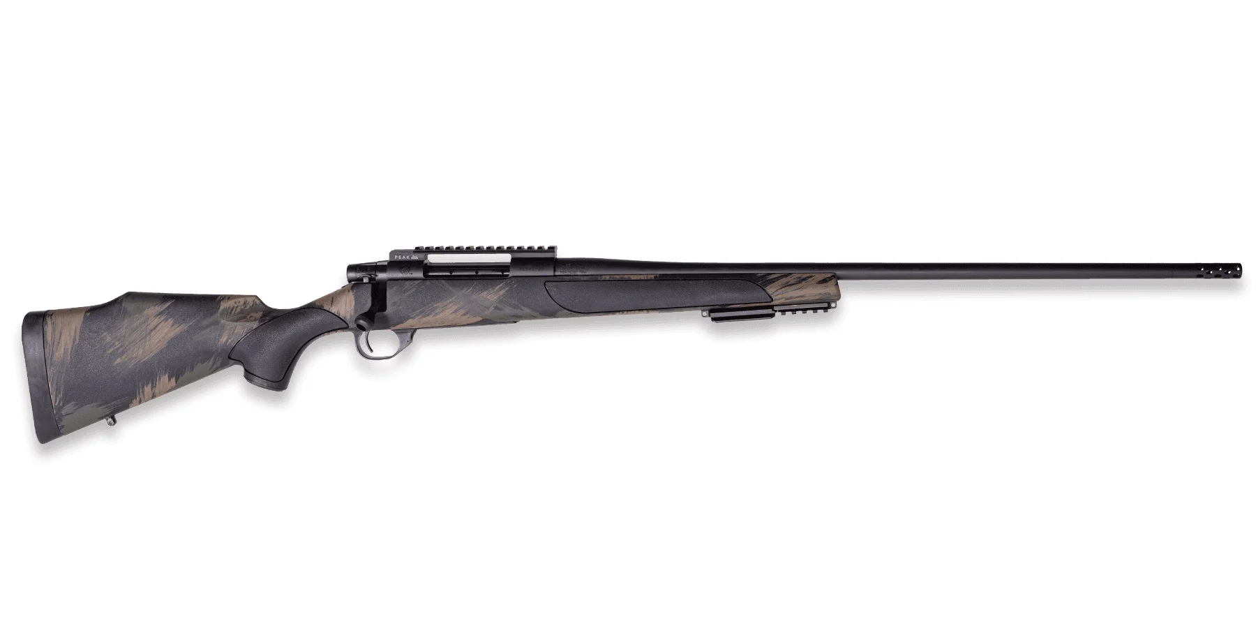 Weatherby Vanguard Black Hills rifle .300 Weatherby Mag 24-inch threaded barrel black synthetic Monte Carlo stock