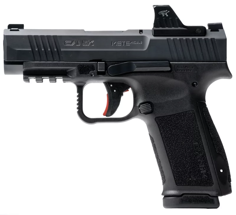 Canik METE MC9 LS 9mm pistol black with MeCanik MO1 optic and two 17-round magazines