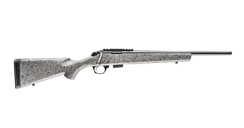 Bergara BMR Micro Rimfire Rifle .22 LR 18 inch steel threaded barrel grey black stock