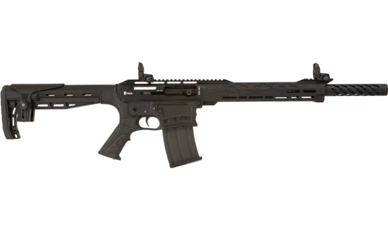 Citadel BOSS-25 12 Gauge semi-auto shotgun, matte black, synthetic stock