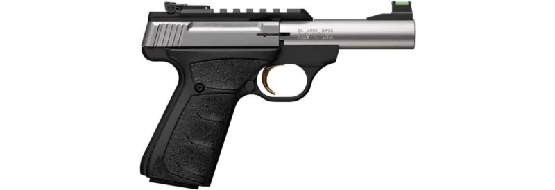 Browning Buck Mark Plus Micro Bull .22 LR 4-inch stainless slide bi-tone pistol with Picatinny rail