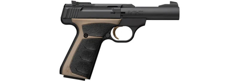 Browning Buck Mark Micro Bull .22 LR 4 inch pistol with FDE UFX overmolded grips