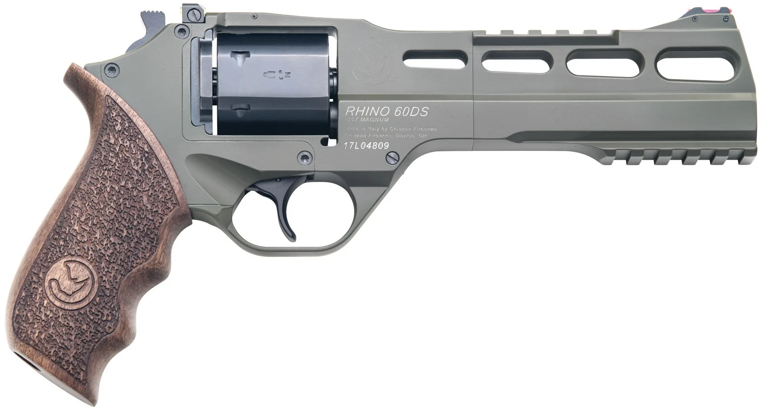 Chiappa Rhino 60SAR 357 Mag 6" OD Green Walnut 6rd
