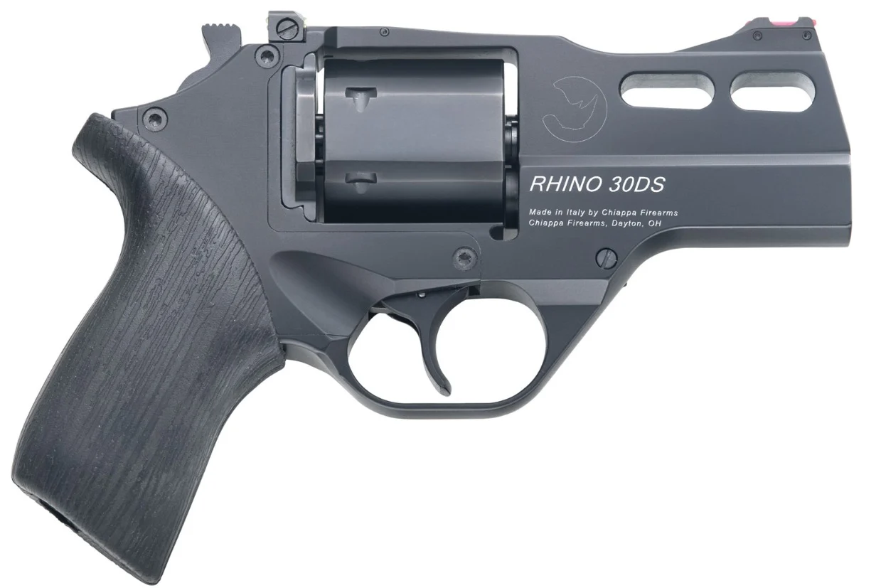 Chiappa Rhino 30SAR .357 Magnum 3-inch revolver black rubber grip fiber optic front sight