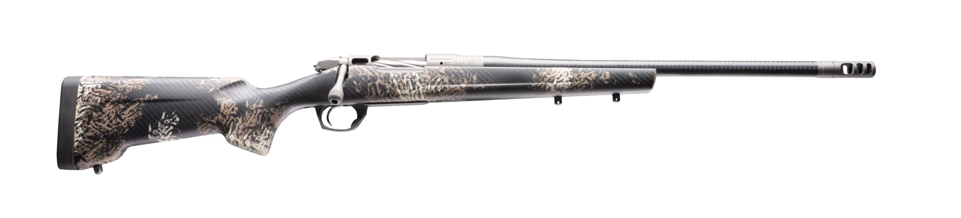 Bergara Premier Cima Pro 7mm PRC 22-inch carbon-fiber CURE barrel rifle with Cerakote stainless receiver