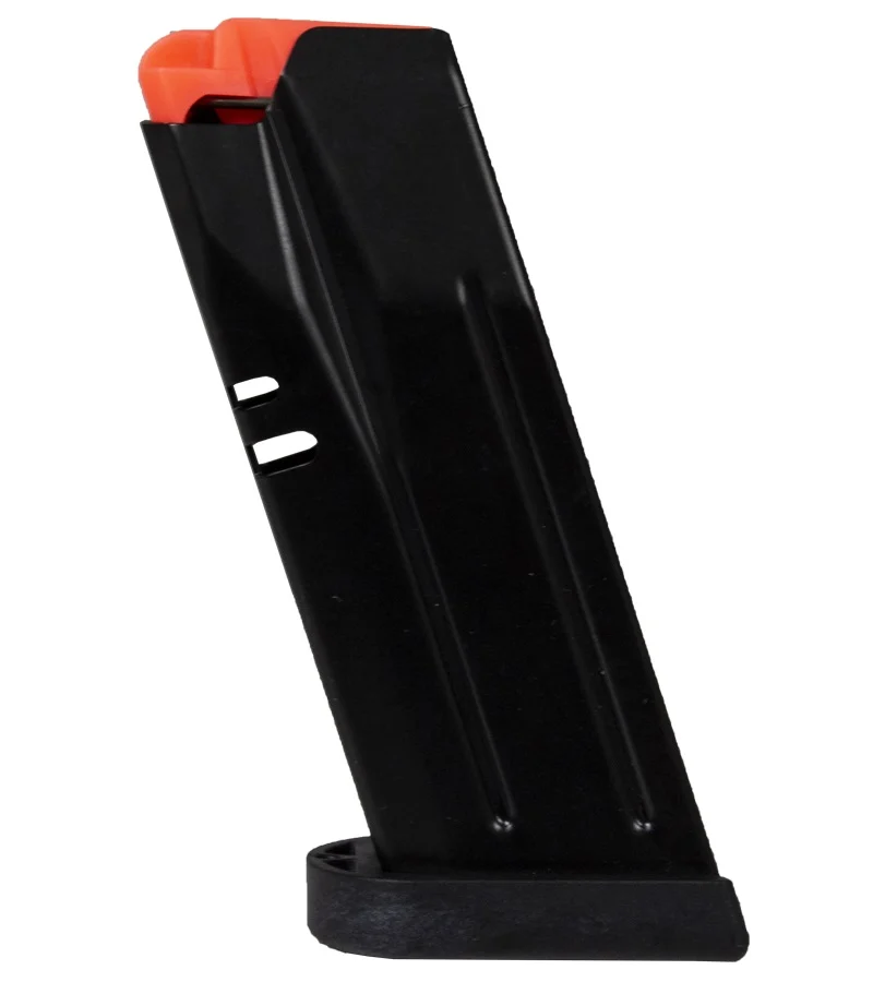 CZ P-10 S 9mm 10-round magazine, black matte, reverse and ambidextrous release
