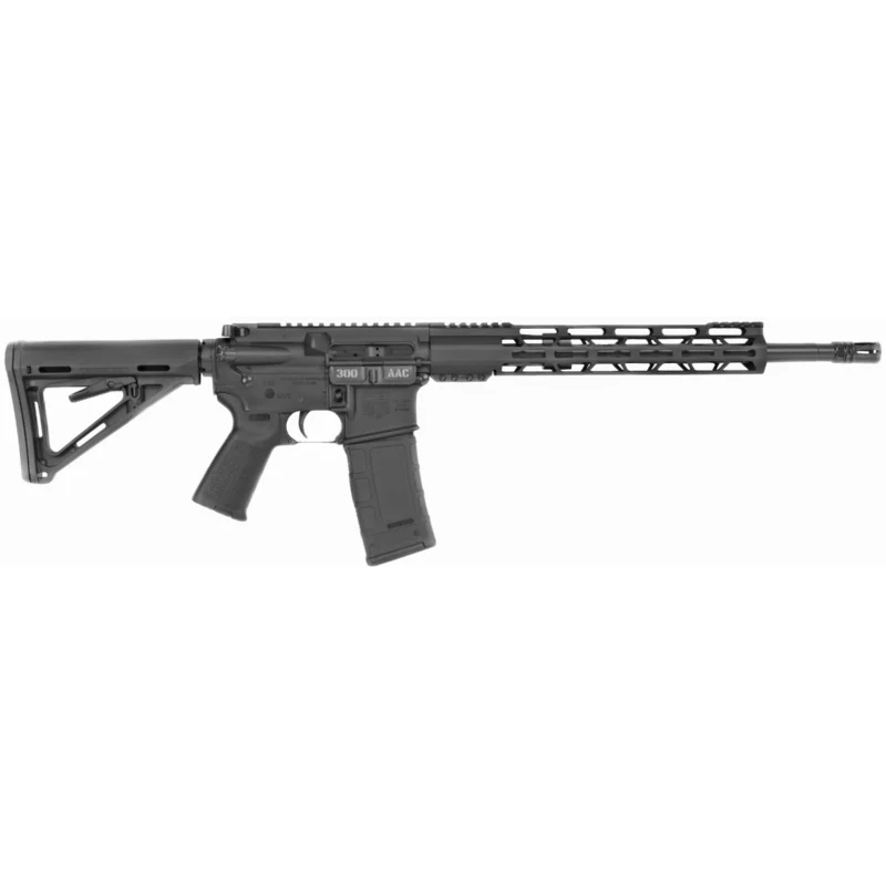 Diamondback DB15 300 BLK 16" AR-style rifle in black with 12" M-LOK handguard