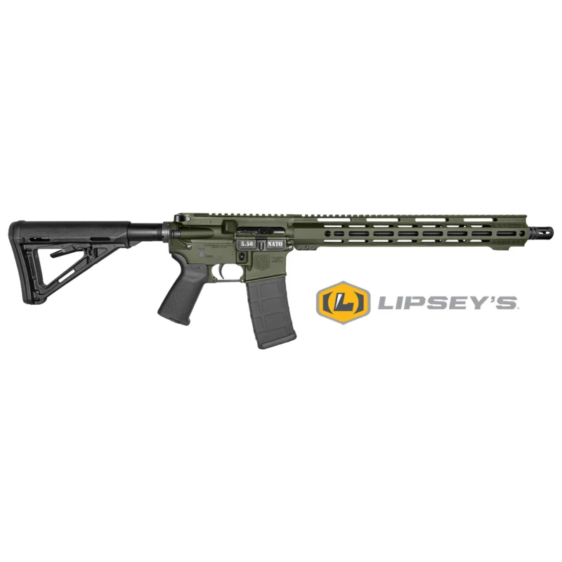 Diamondback DB15 5.56mm rifle, 16 inch barrel, Olive Drab Green, 15 inch M-LOK
