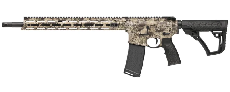 Daniel Defense DDM4 Hunter 18 inch 5.56 NATO rifle in Kryptek Highlander finish