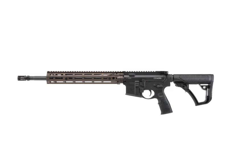 Daniel Defense DD4 RIII 5.56mm 16-inch rifle with 12.5-inch FDE RIS III M-LOK rail