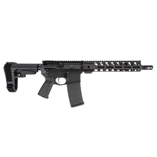 DPMS DP-15 AR pistol in black, 5.56 NATO, 11.5-inch A2 barrel with 10.5-inch M-LOK handguard