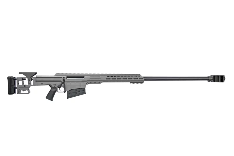 Barrett MRAD ELR .416 Barrett 36 inch fluted heavy barrel rifle in tungsten grey Cerakote finish