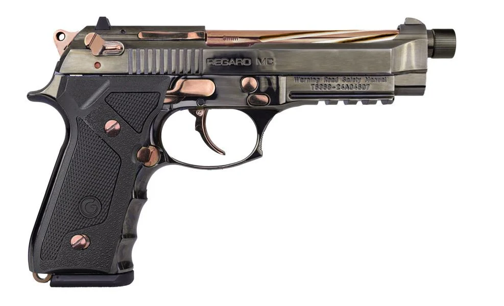 Girsan Regard MC X 9mm 4.9in threaded barrel rose gold pistol