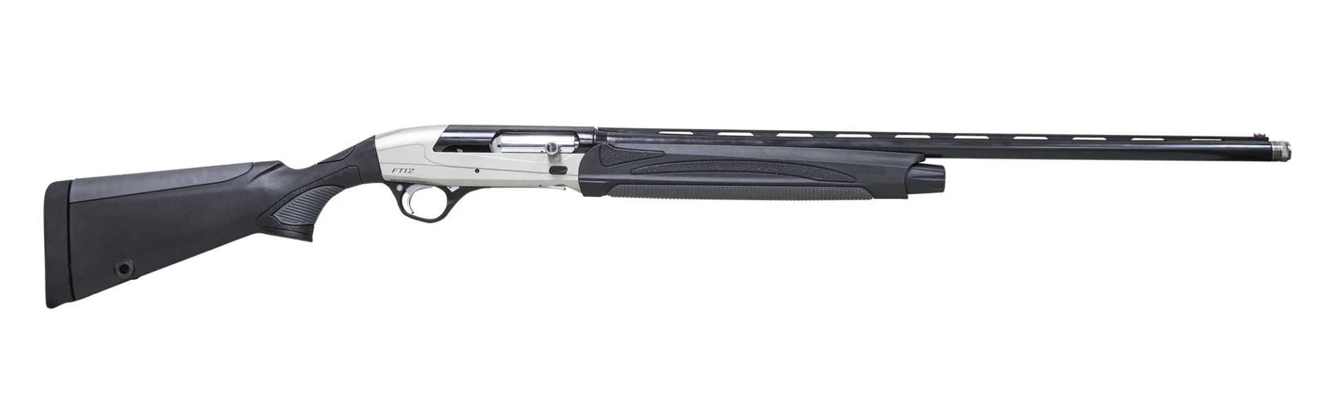 Pointer Field Tek 12 shotgun, 12 Gauge, 28-inch vent rib barrel, gray Cerakote receiver, black synthetic stock