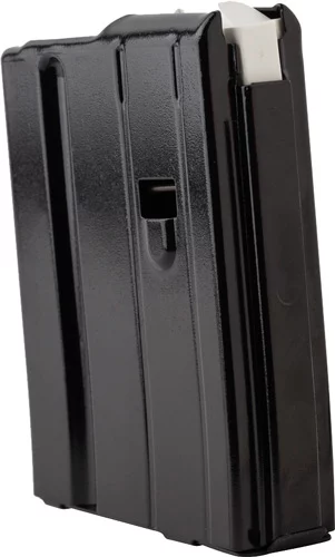 E-Lander 10-round steel magazine for AR-15 chambered in 6.8 SPC, black finish