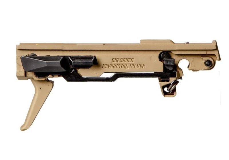 Sig Sauer P365 Custom Works Fire Control Unit Gold Nitride flat-face trigger