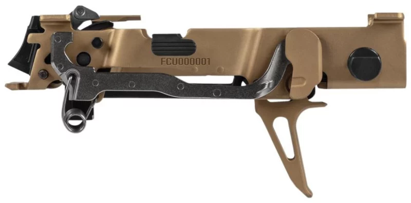 Sig Sauer P320 fire control unit gold nitride finish flat skeletonized trigger