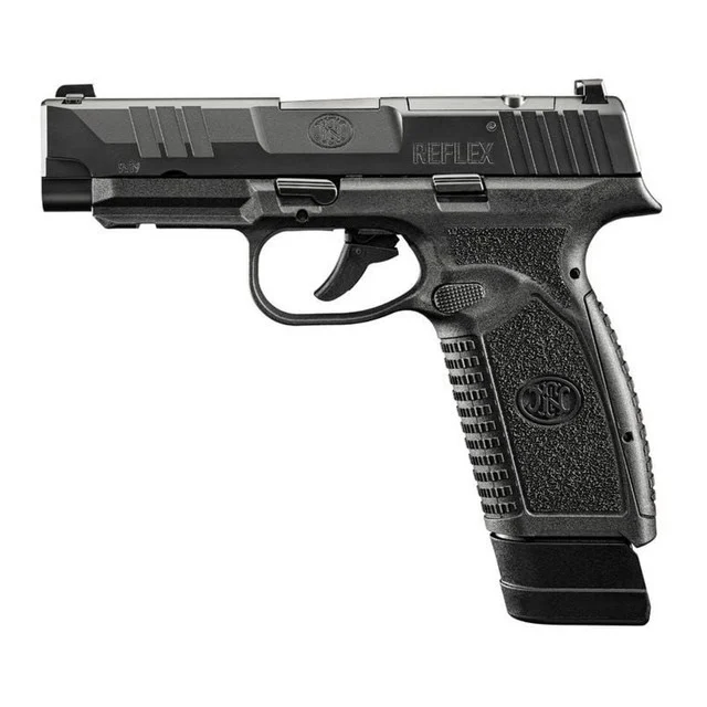 FN Reflex XL MRD 9mm pistol, black, optic-ready, includes 15- and 18-round magazines