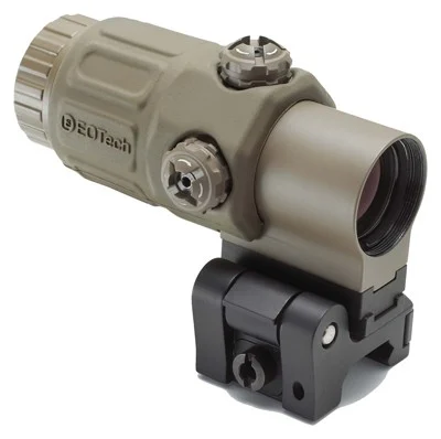 EOTECH G45 5X tan magnifier with STS switch-to-side mount