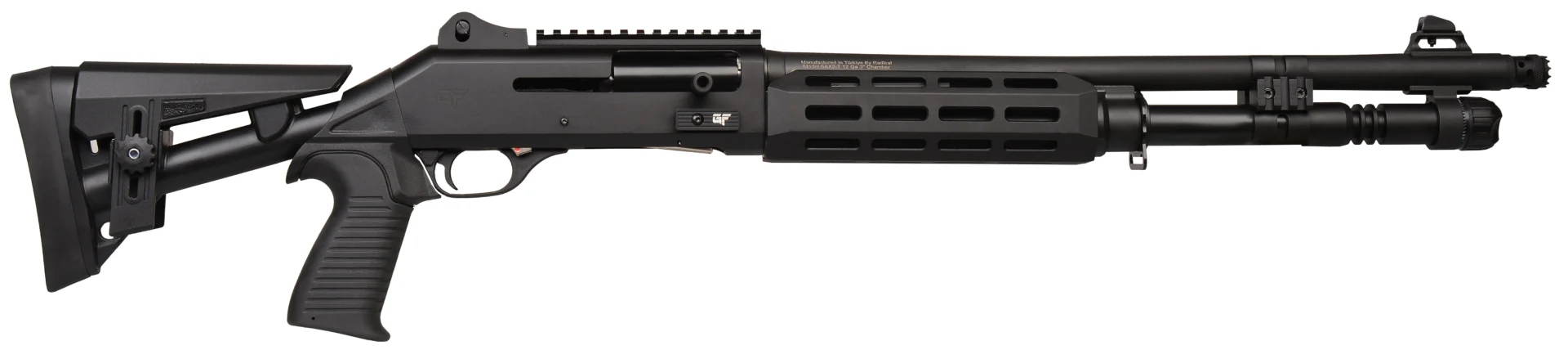 GForce Arms GF4 12ga 18.5in semi-auto shotgun black aluminum M-LOK foreend