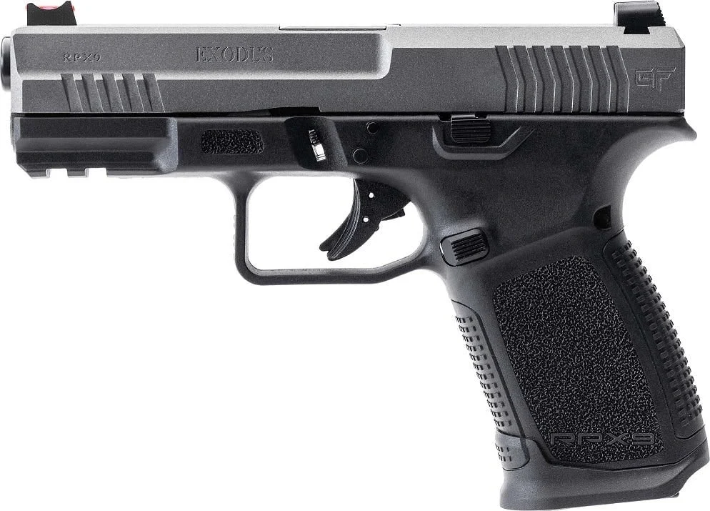 GForce Arms 9mm semi-auto pistol 4-inch barrel tactical gray